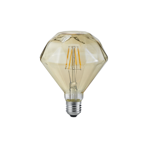 Diamond E27 LED 4W transparent decorative bulb Trio