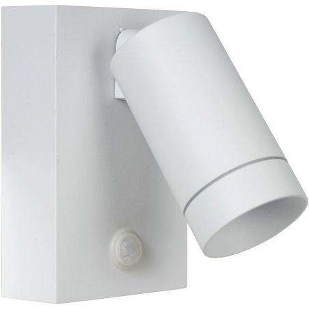 Taylor white outdoor wall lamp with sensor Lucide