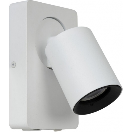 Nigel white wall lamp with switch and usb Lucide