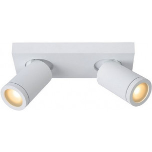 Taylor LED white double bathroom ceiling spotlight Lucide