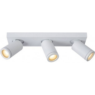 Taylor LED white bathroom ceiling spotlight with 3 lights Lucide