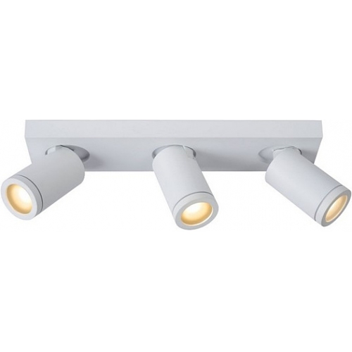 Taylor LED white bathroom ceiling spotlight with 3 lights Lucide