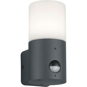 Hoosic anthracite outdoor wall lamp with sensor Trio