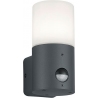 Hoosic anthracite outdoor wall lamp with sensor Trio