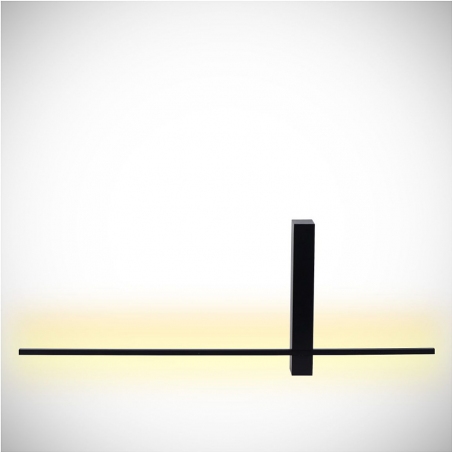 Stylowy Kinkiet ścienny minimalistyczny Segin 60 LED czarny Lucide do sypialni i salonu.
