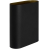 Ovalis black&amp;gold wall lamp Lucide