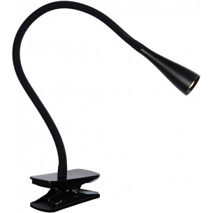 Zozy LED black clamp-on desk lamp Lucide