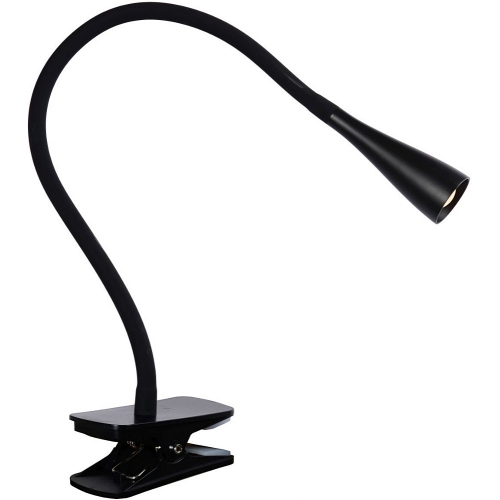 Zozy LED black clamp-on desk lamp Lucide
