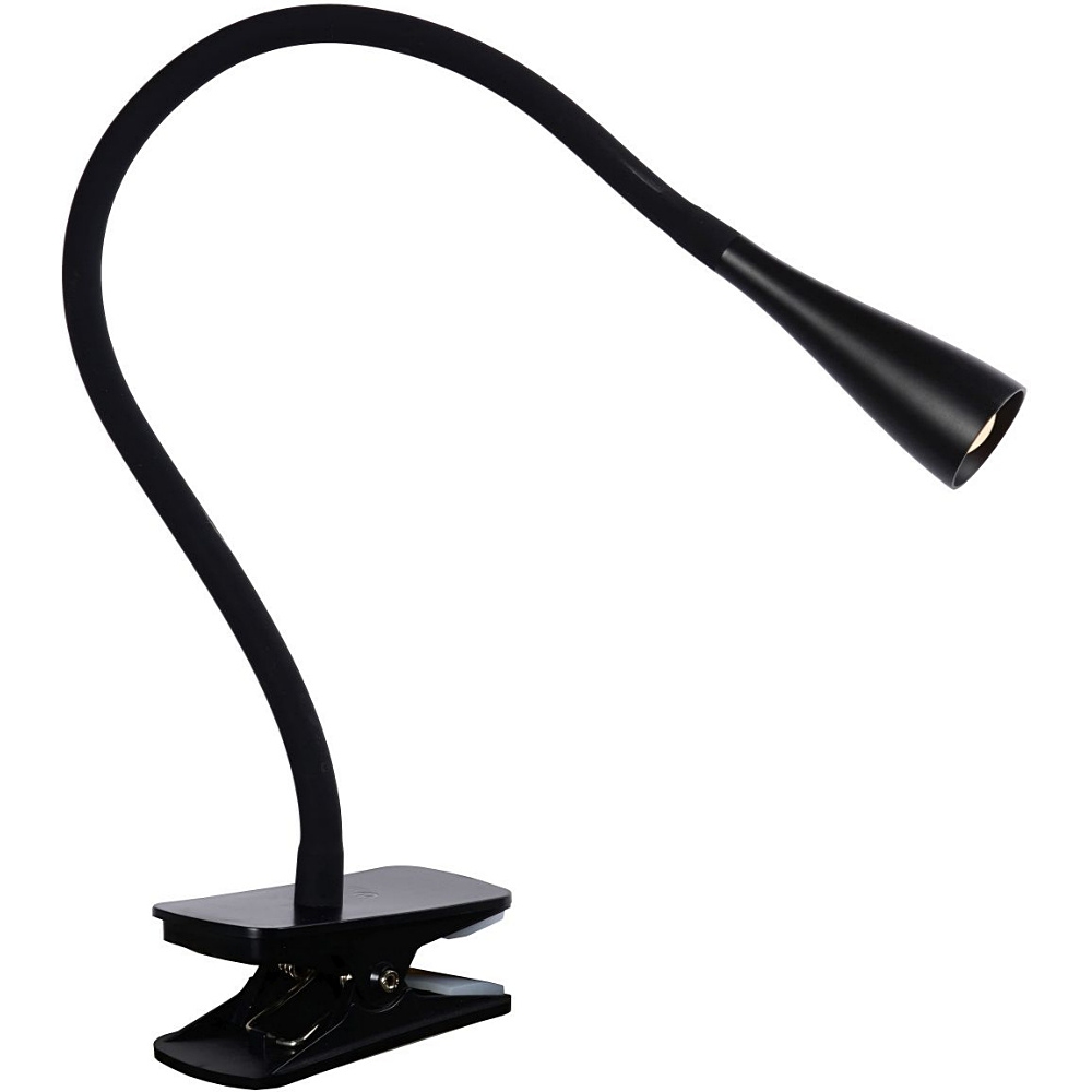Post doen alsof Sui Stylish Zozy LED black clamp-on desk lamp Lucide
