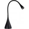 Stylowa Lampa biurkowa minimalistyczna Zozy LED czarna Lucide do pracowni i na biurko.