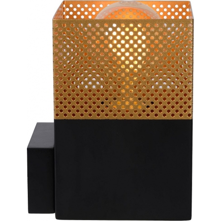 Renate black&amp;brass mesh wall lamp Lucide