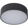 Roxane 25 LED anthracite round outdoor ceiling light Lucide