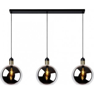 Julius 105 smoke glass glass balls pendant lamp Lucide