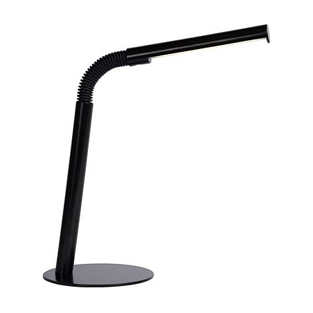Stylowa Lampa biurkowa minimalistyczna Gilly LED czarna Lucide do pracowni i na biurko.