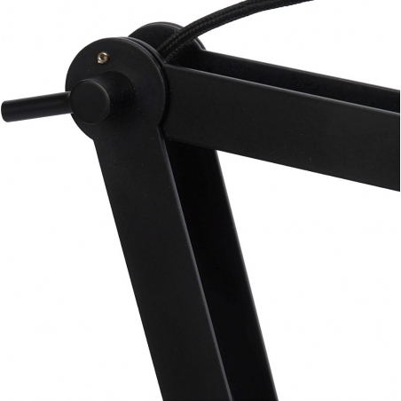 Tampa black desk lamp with black shade Lucide