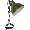 Moys black&amp;green clamp-on desk lamp Lucide