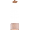 Elmau 35 grey&amp;wood scandinavian pendant lamp with shade Trio