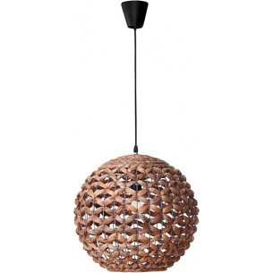 Denpasar 40 brown rattan ball pendant lamp