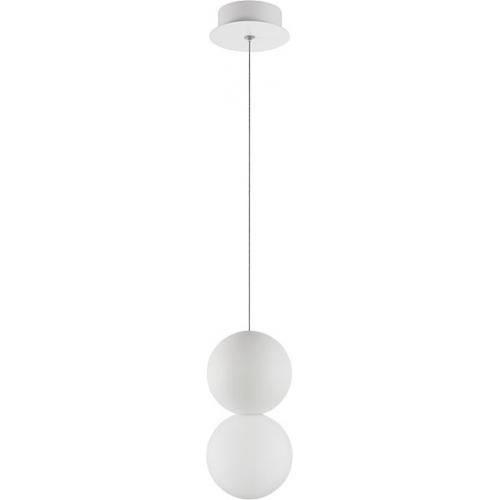 Noon 10 white concrete balls pendant lamp