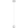 Besar LED white ball pendant lamp