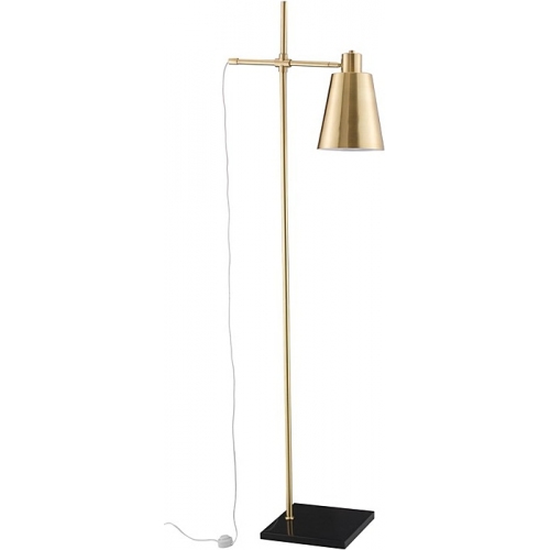 Felicia brass&amp;black glamour floor lamp