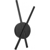 Elegancki Kinkiet podwójny minimalistyczny Tip LED czarny mat do salonu
