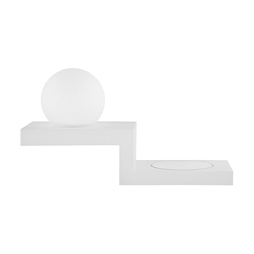 Elegancki Kinkiet dekoracyjny z półką Stairs LED biały do salonu