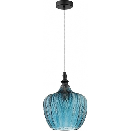Omnia 24 blue decorative glass pendant lamp