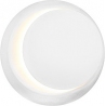 Stylowy Kinkiet okrągły regulowany Roundy LED biały do salonu i kuchni.