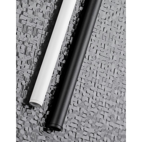 Fine LED white matt minimalistic tube pendant lamp
