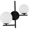 Bola white&amp;black glass balls double wall lamp