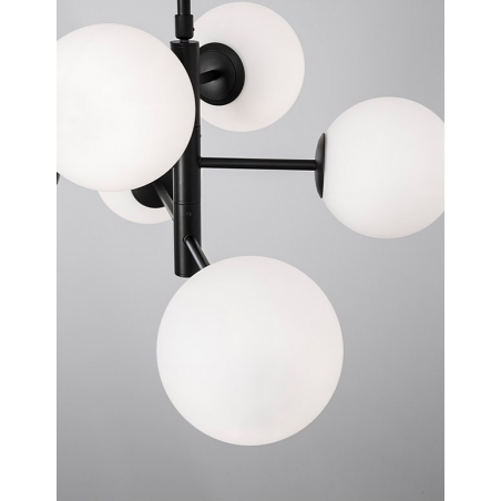 Bola 70 white&amp;black glass balls pendant lamp