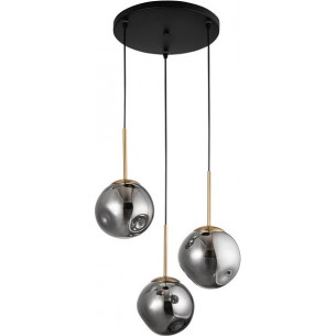 Dent 40 smoke glass glass balls pendant lamp