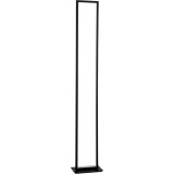 Stylowa Lampa podłogowa minimalistyczna Frame LED czarna do salonu i sypialni