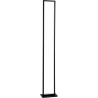 Stylowa Lampa podłogowa minimalistyczna Frame LED czarna do salonu i sypialni