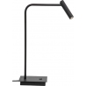 Elegancka Lampa biurkowa minimalistyczna Palermo LED czarna do gabinetu