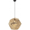 Dekoracyjna Lampa wisząca ażurowa geometryczna Bari 32 złota do kawiarni i restauracji