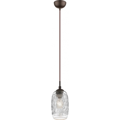 Daren II 12 transparent retro glass pednant lamp
