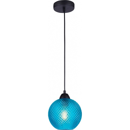 Boll 18 blue glass ball pendant lamp