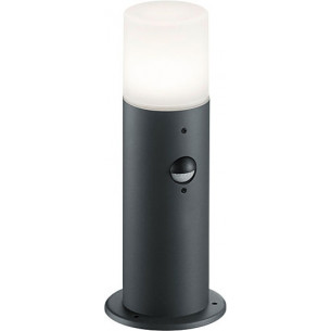 Hoosic 30 anthracite garden post with motion sensor Trio