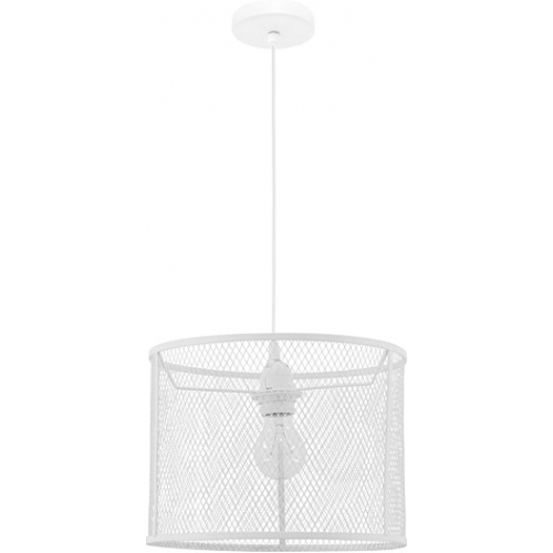 Dekoracyjna Lampa wisząca ażurowa loft Tikka 30 biała do kawiarni i restauracji