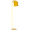 Simple yellow loft floor lamp