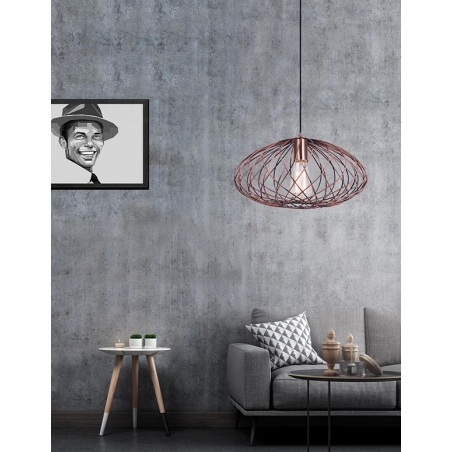 Roberto 40 copper wire loft pendant lamp