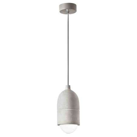 Slip 10 grey concrete pendant lamp