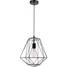Dekoracyjna Lampa wisząca druciana geometryczna Trad 35 czarna do salonu, kuchni i sypialni