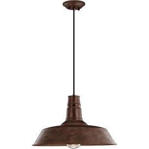 Manga 46 rust&amp;brown industrial pendant lamp