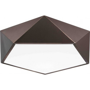 Designer Starius 40 brown geometric ceiling lamp