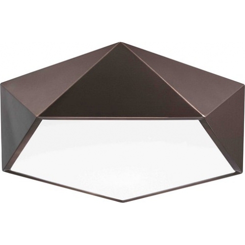Starius 40 brown geometric ceiling lamp