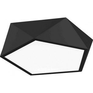 Designer Starius 40 black geometric ceiling lamp