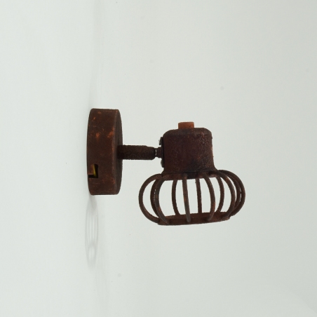 Fabi rust industrial wire wall lamp Brilliant